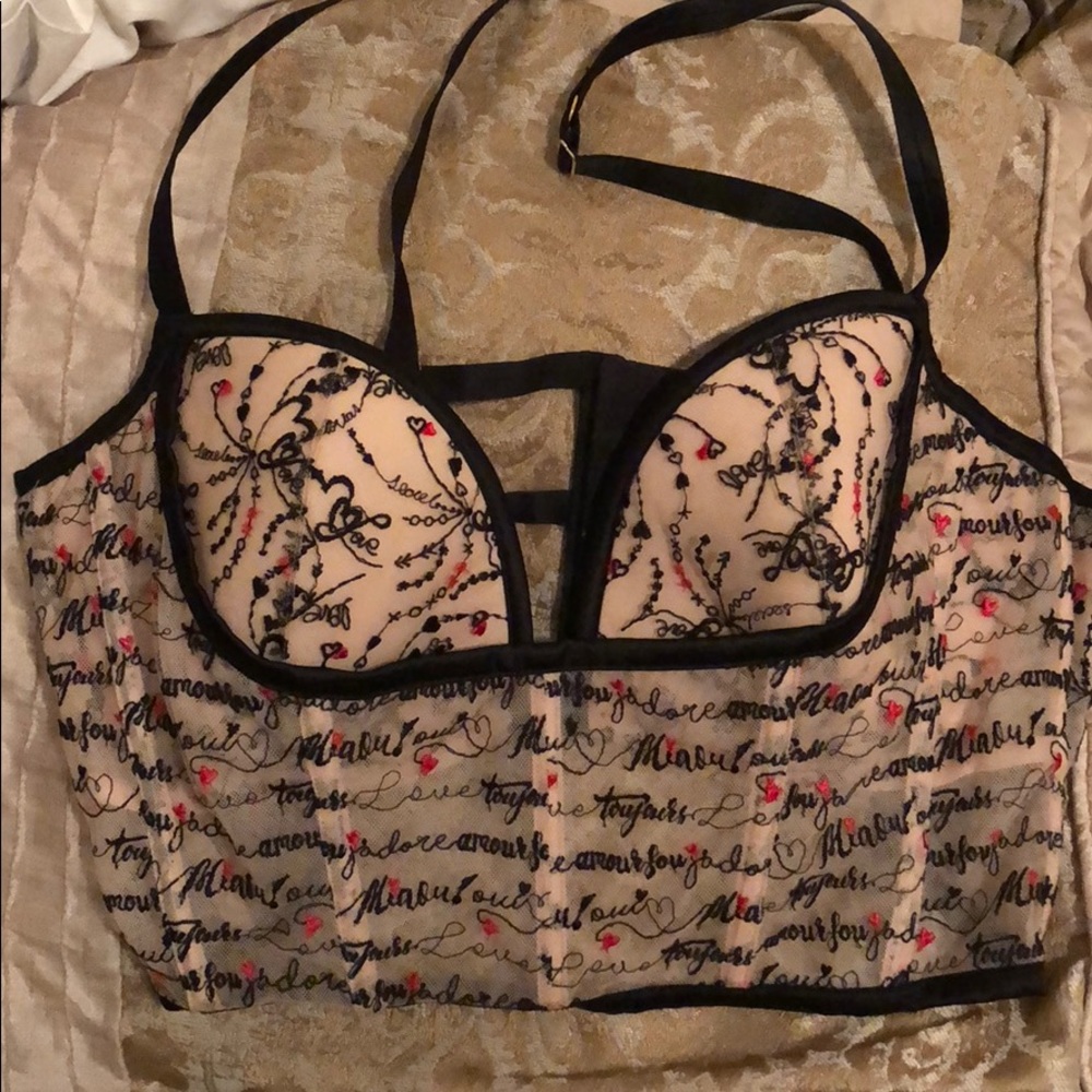 Victoria secret corset push up bra
